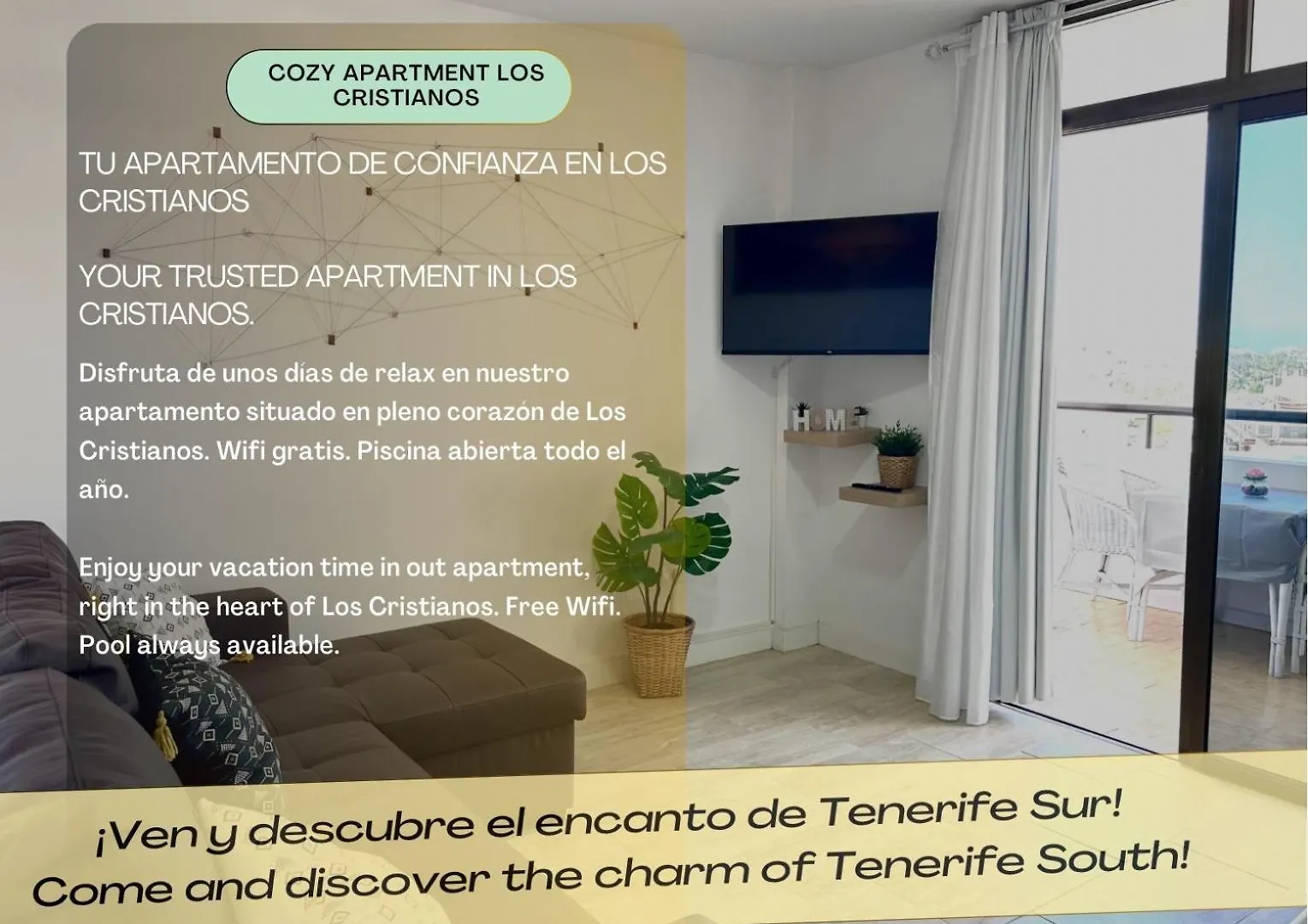 Apartamento Cozy Apartament Los Cristianos Arona